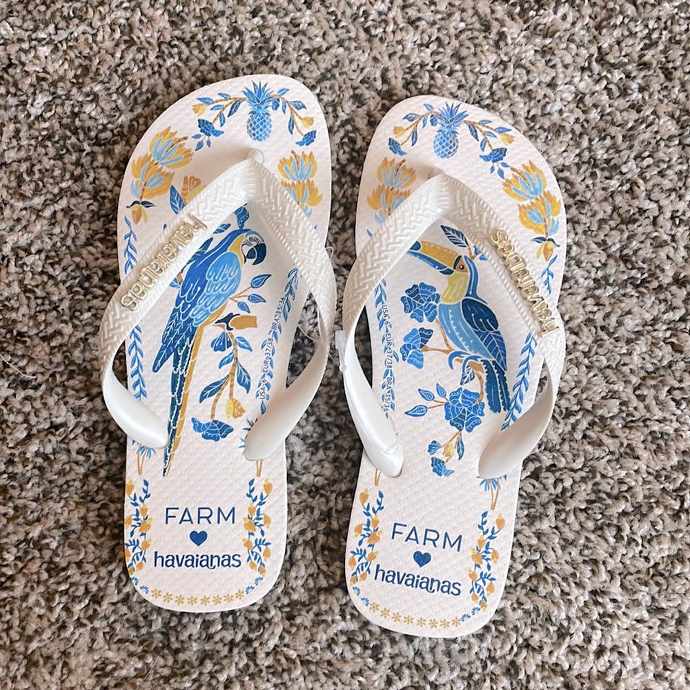 Brand new Havaianas flip flops